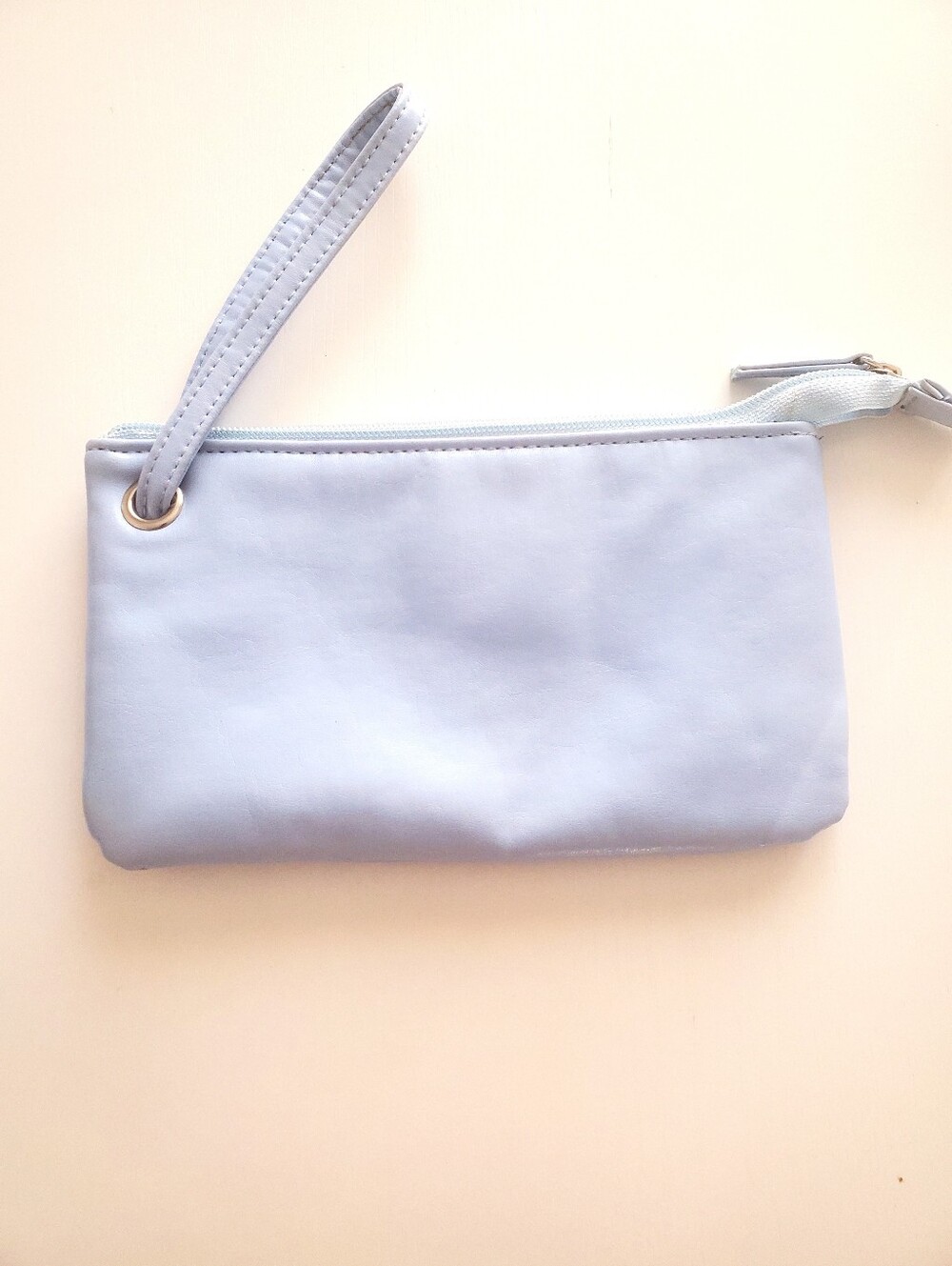 Cleo Light Blue Wristlet Clutch